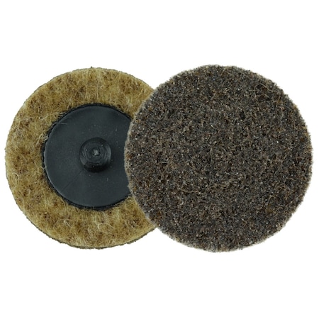Weiler 2" Non-Woven Surface Conditioning Disc, Button Style, AO -Coarse 51532
